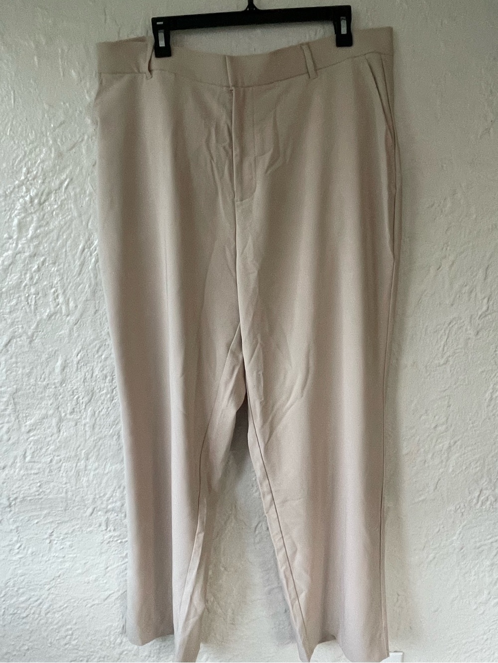 NWT Torrid plus size stretch crepe wide leg trouser pants khaki Size 16